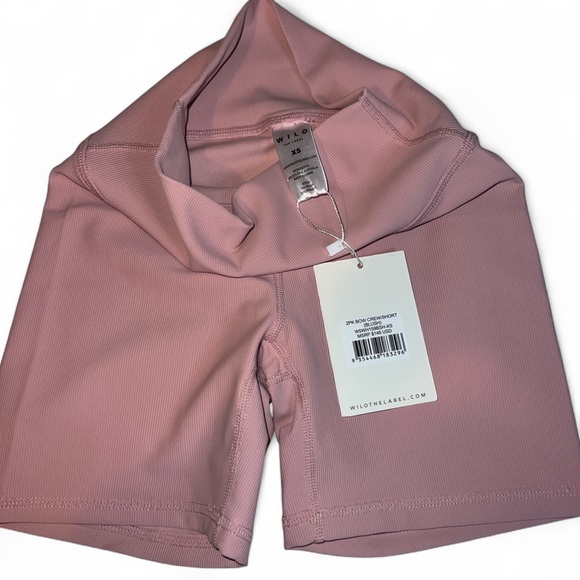 NWT! Wilo The Label Women's Pink Sweatshirt & Shorts SET size XS - Picture 8 of 8